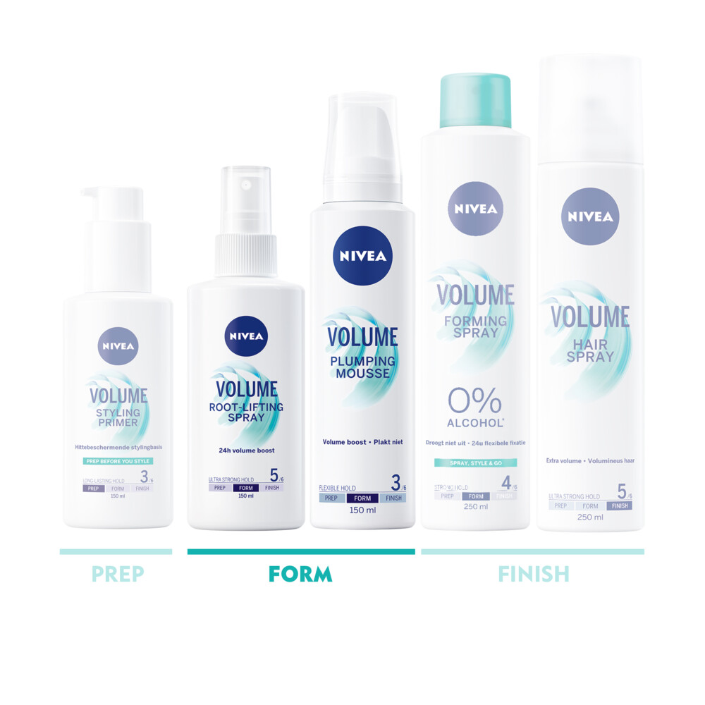 Nivea Hair Styling Mousse Volume 150 ml Plein.nl