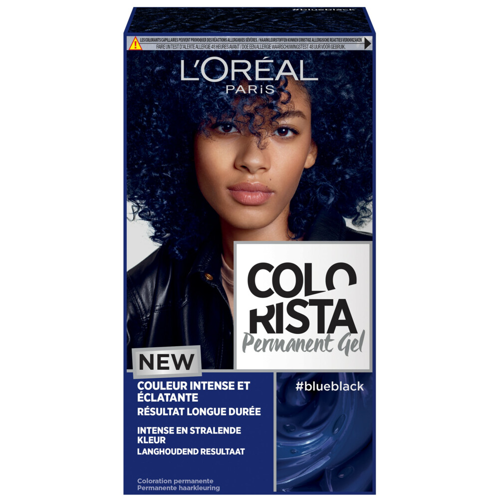 nachtmerrie toetje los van L'Oréal Permanente Haarkleuring Colorista Blauw Zwart | Plein.nl