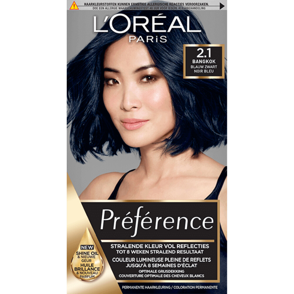 longontsteking Normaal gesproken emmer L'Oréal Preference Haarkleuring 2.1 Bangkok - Blauw Zwart | Plein.nl