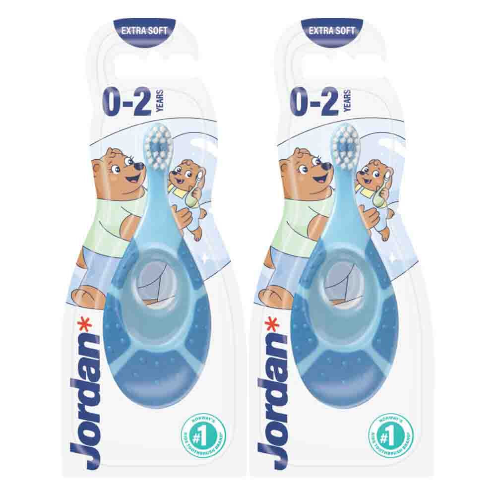 2x Jordan Tandenborstel Step 1 (0-2 jaar)