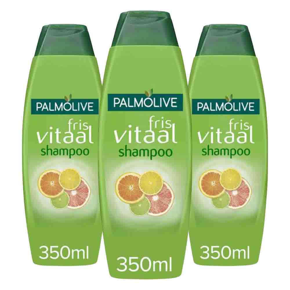 3x Palmolive Shampoo Fris Vitaal 350 ml