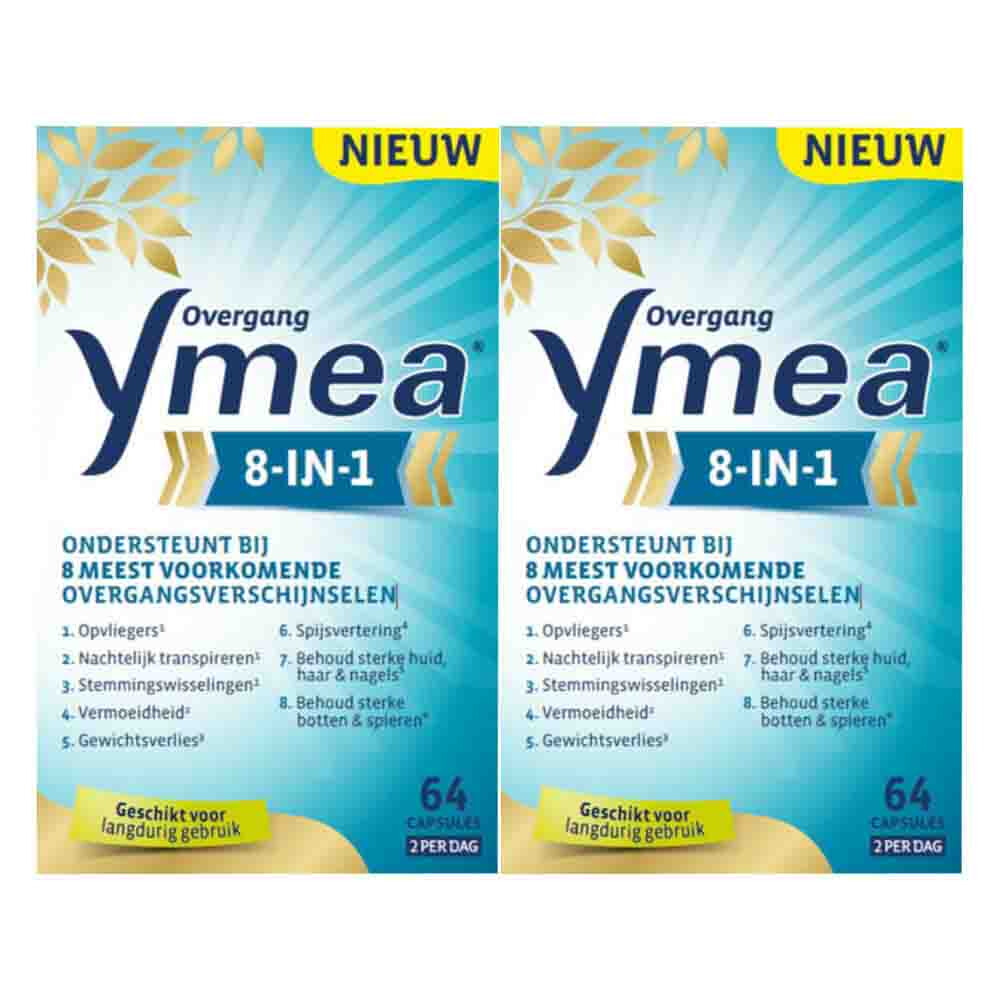 2x Ymea Overgang 8 in 1 Capsules 64 capsules