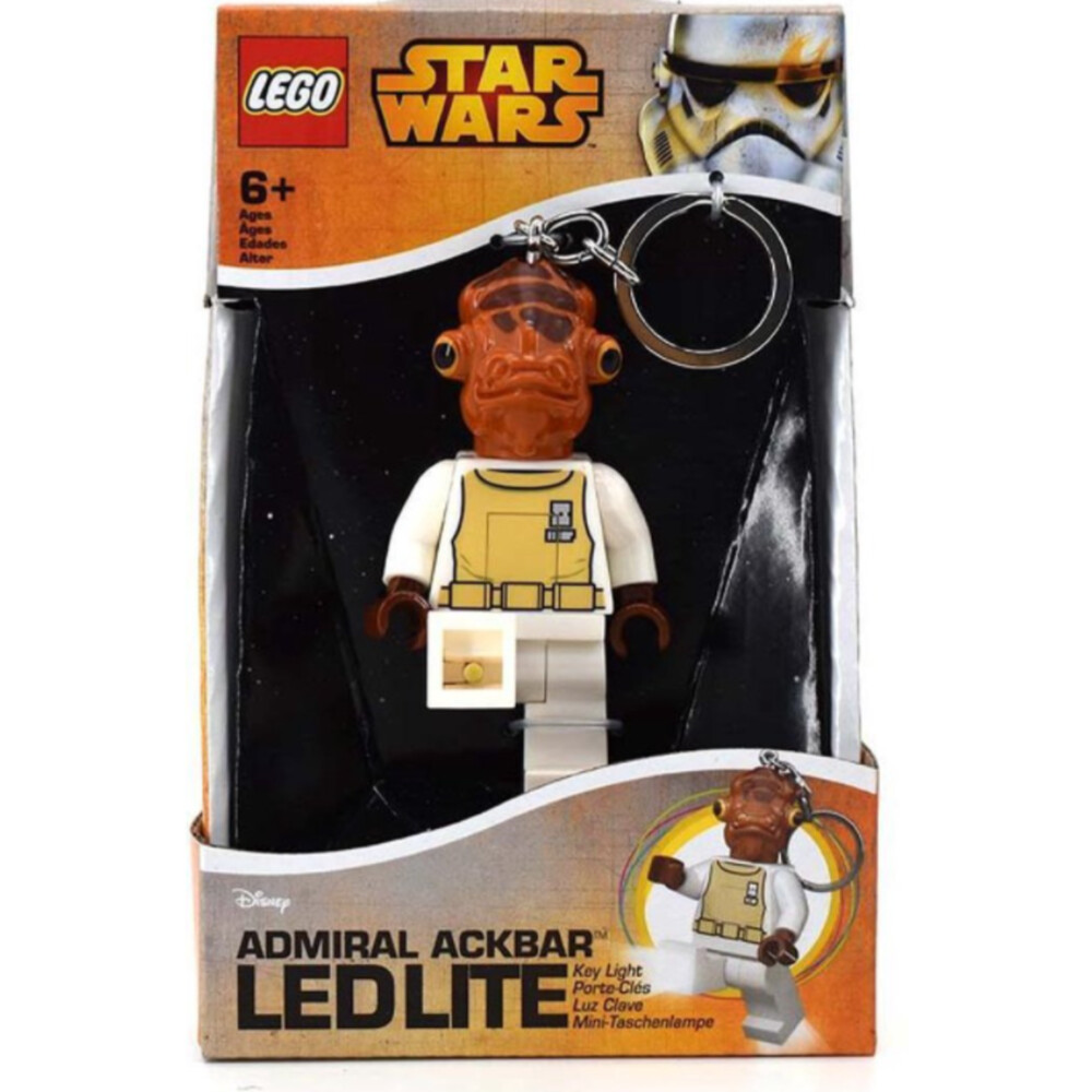 Lego Sleutelhanger met ledlicht Star Wars Admiral Ackbar
