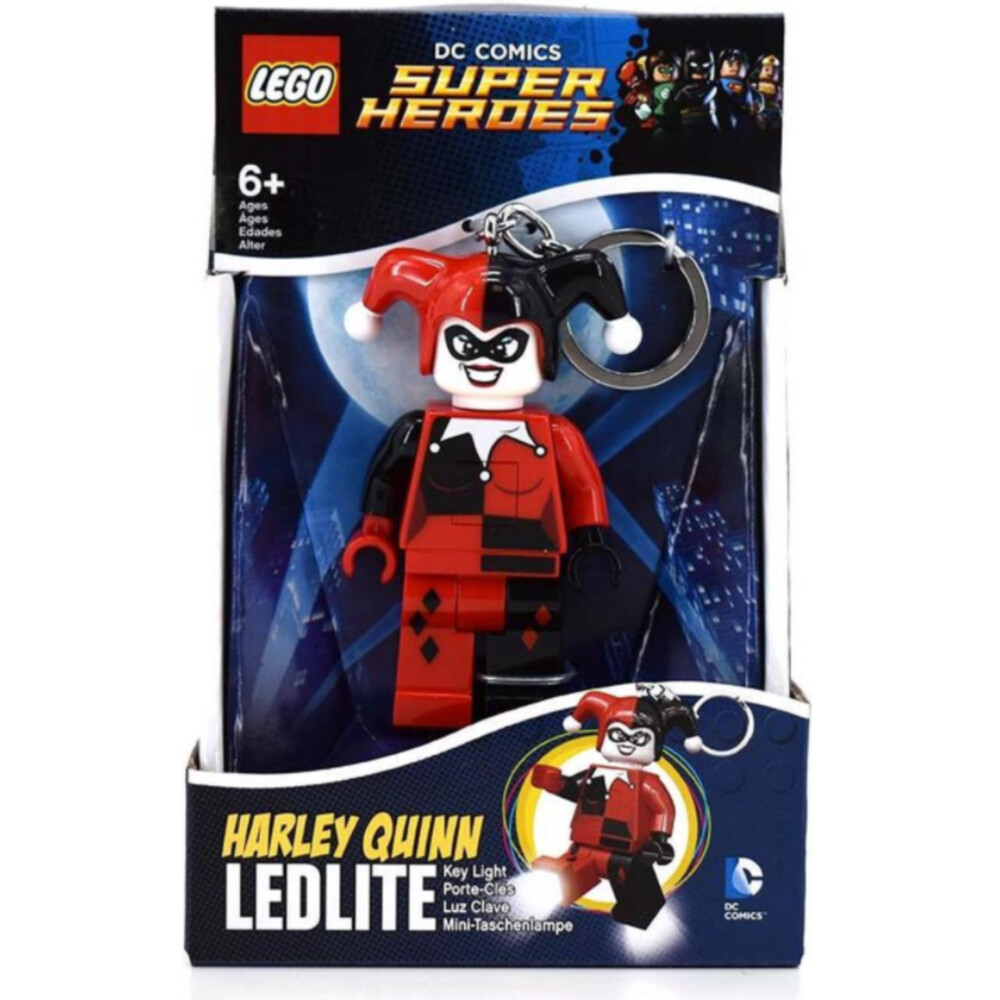 Lego Sleutelhanger met ledlicht Super Heroes Harley Quinn