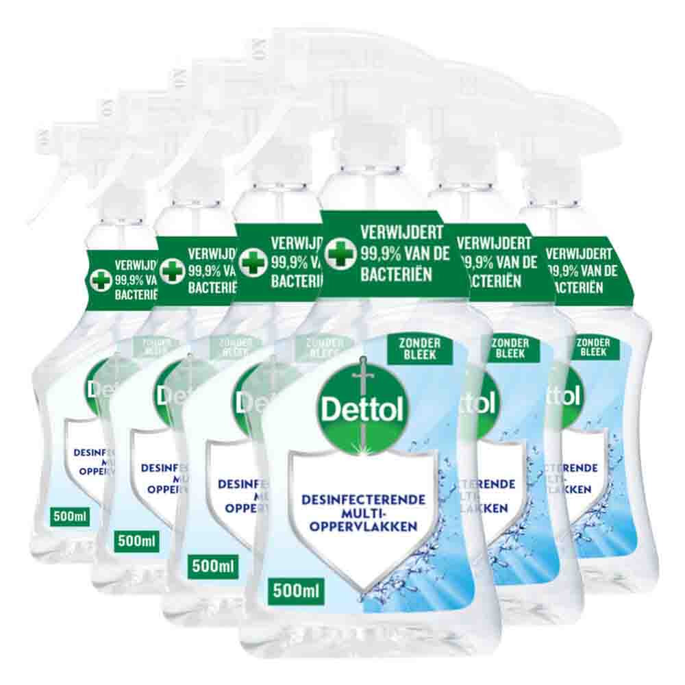 6x Dettol Hygiënische Multi-Reiniger Spray 500 ml