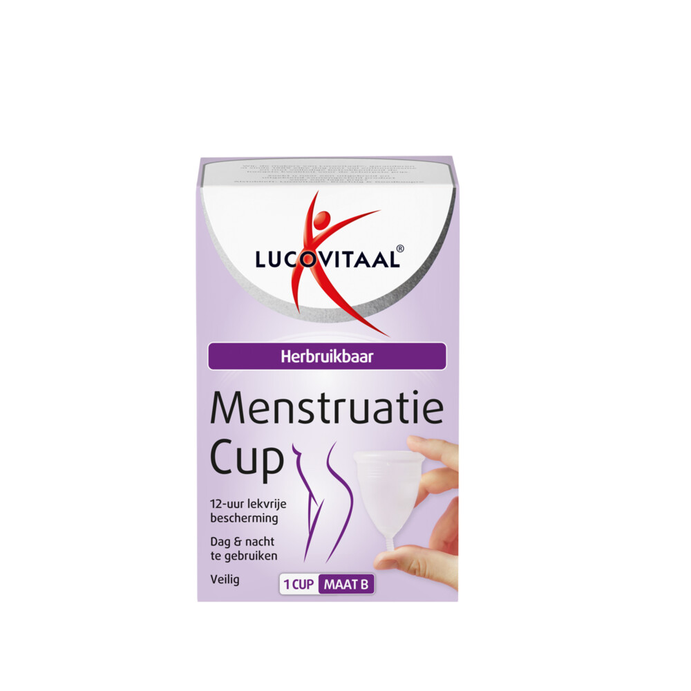 2+2 gratis: Lucovitaal Vagimed Menstruatie Cup Maat B
