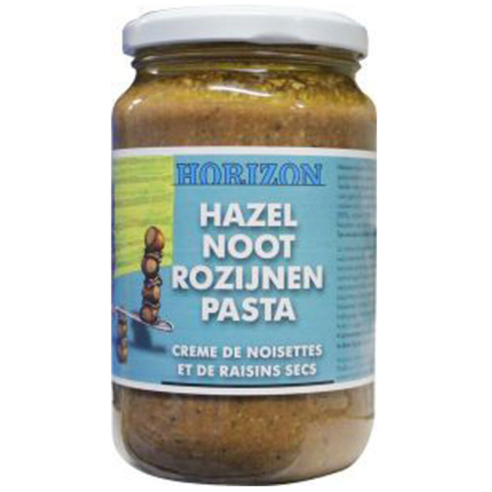 6x Horizon Hazelnoot Rozijnenpasta 350 gr