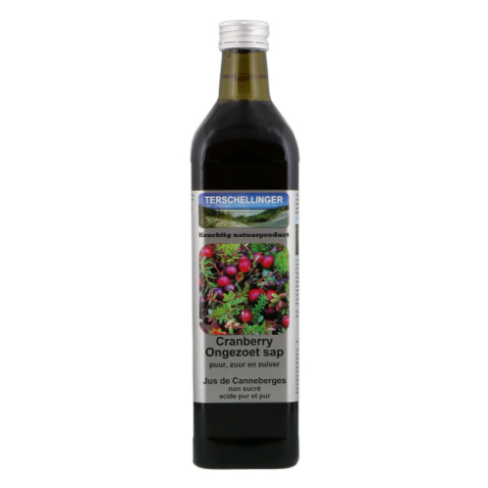 Terschellinger Cranberrysap Ongezoet 750ml