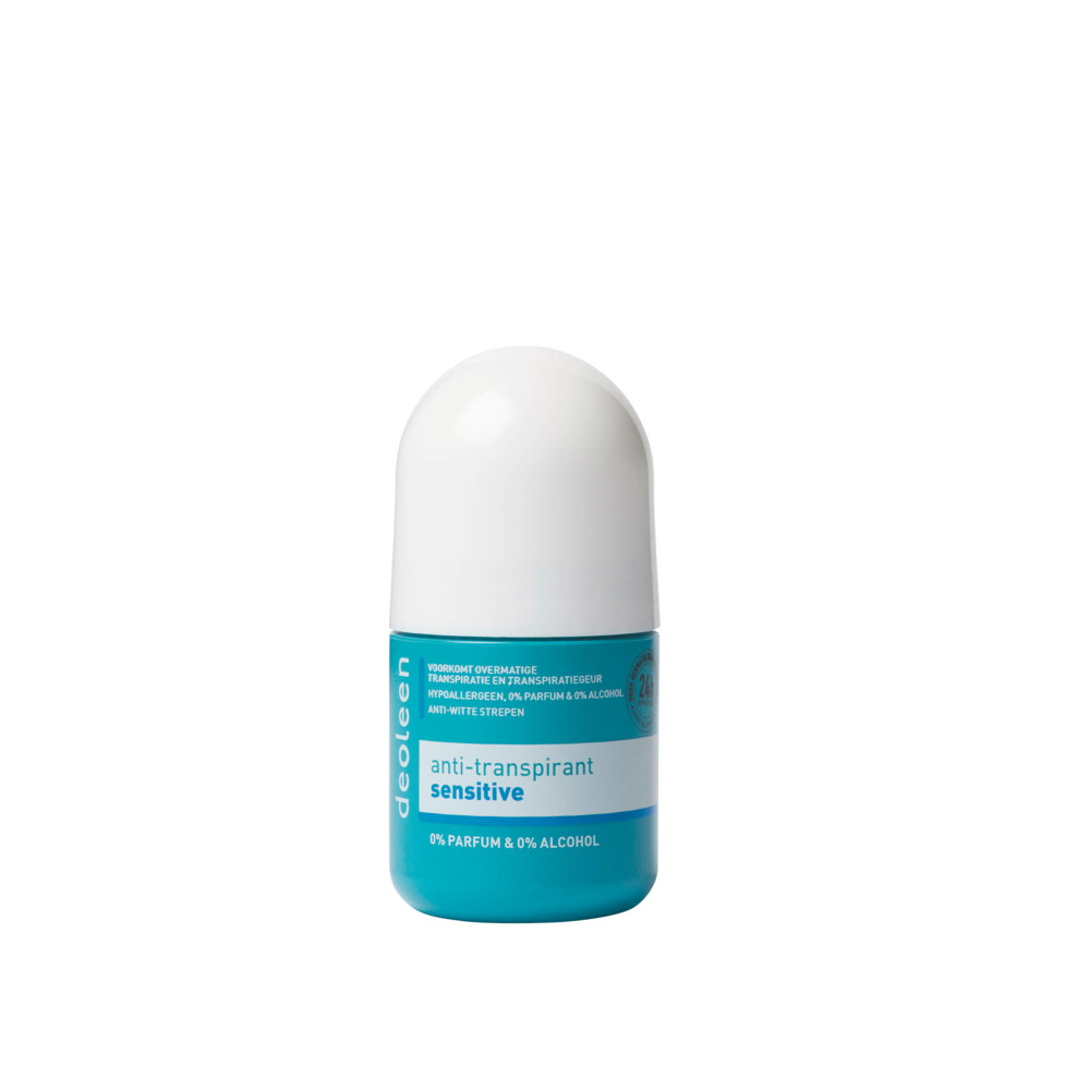 3x Deoleen Deodorant Roller Sensitive Anti-Transpirant 50 ml