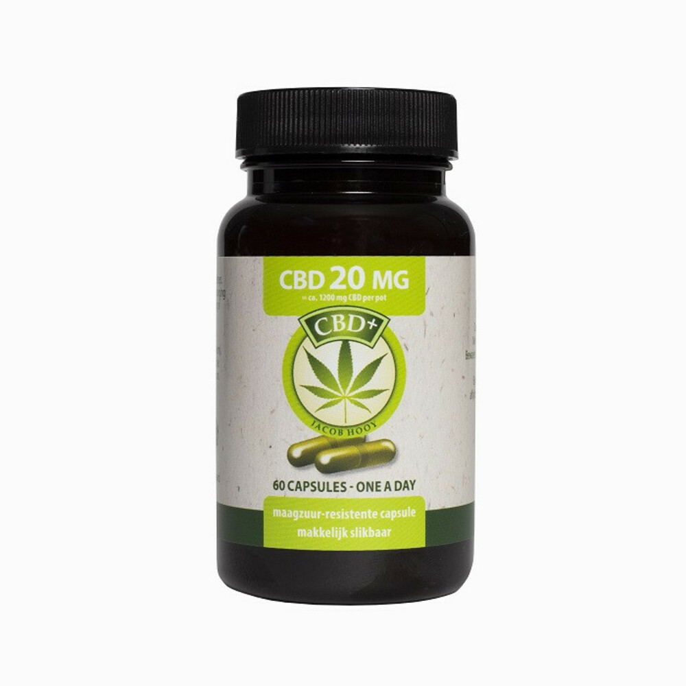 Jacob Hooy CBD Capsules 20 Mg 60 Capsules | Plein.nl