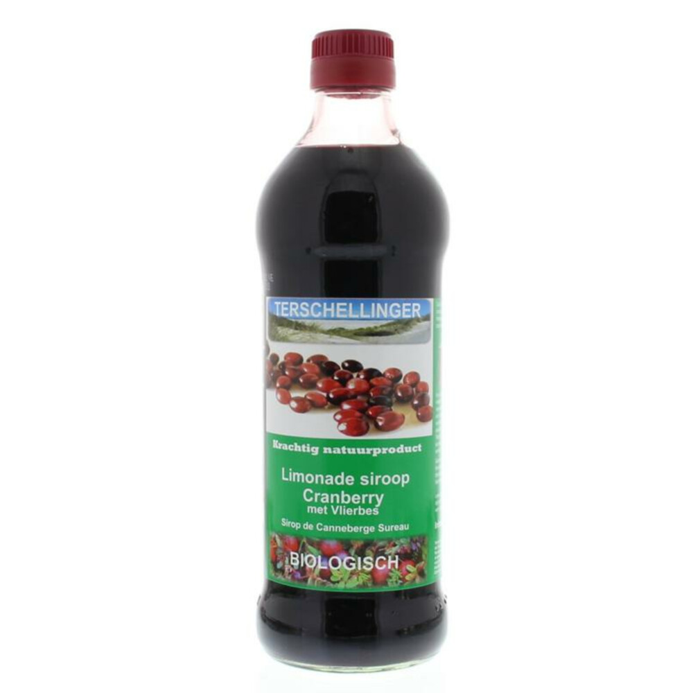 6x pleinshoppen Terschellinger Cranberry-Vlierbes Siroop 500 ml