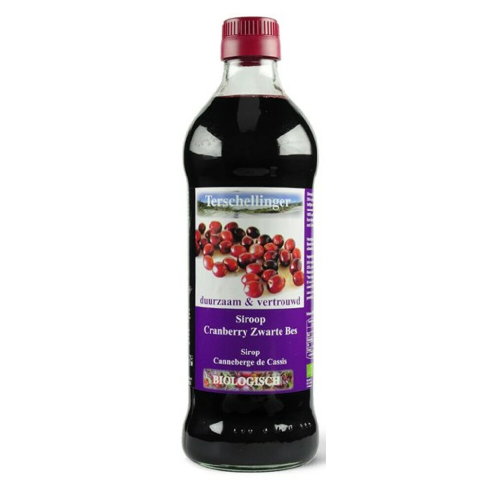 6x Terschellinger Cranberries Zwarte Bes 500 ml