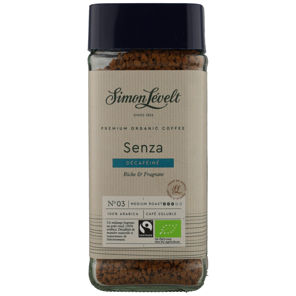 Simon Levelt Oploskoffie Senza Decaf 100 gr, foto 2