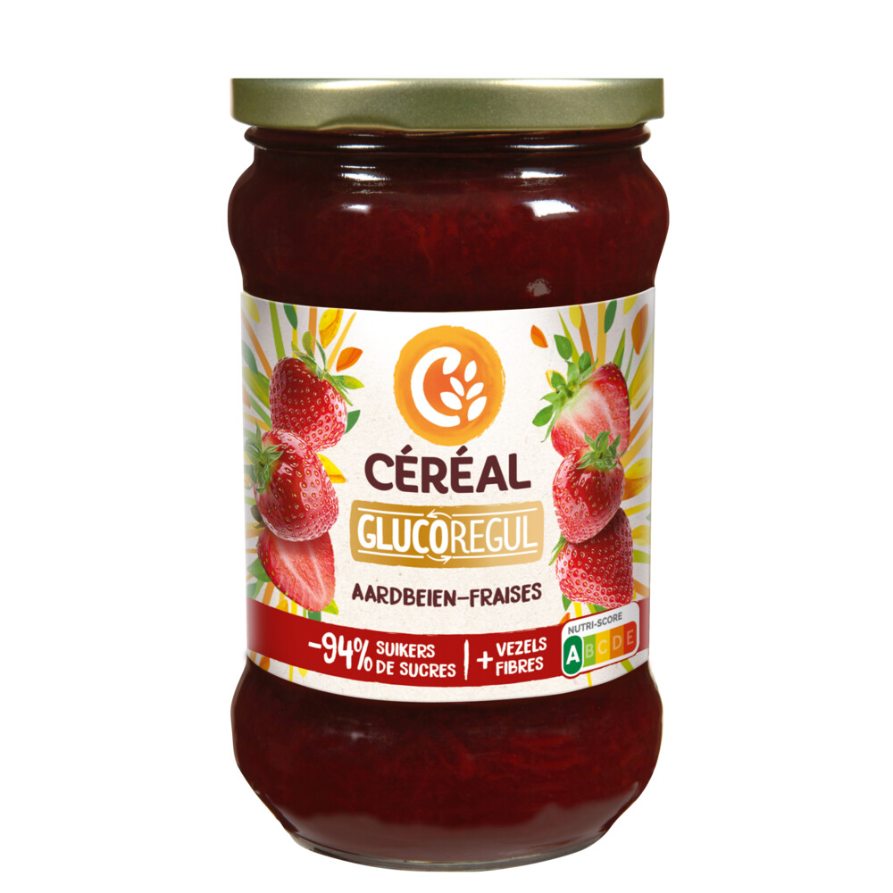 Céréal Jam Aardbeien 320 gr