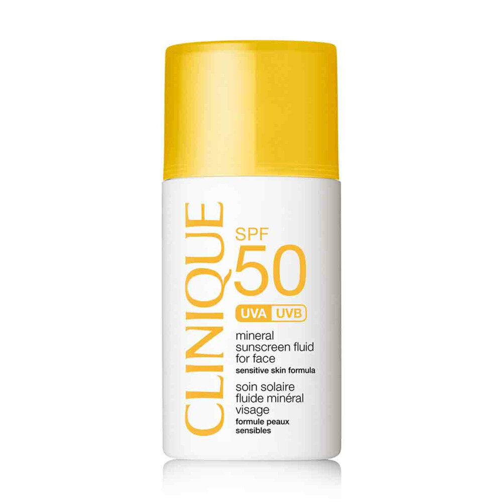Clinique SPF50 Mineral Sunscreen Fluid For Face Zonbescherming 30 ml