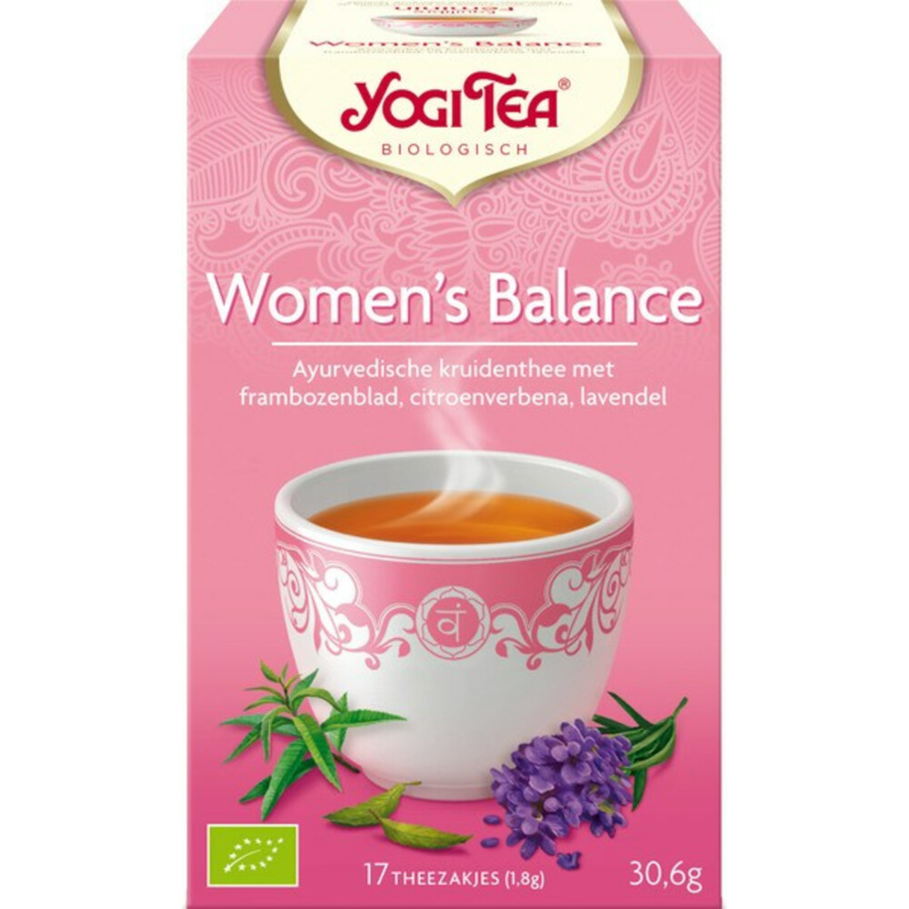 6x Yogi tea Womens Balance Biologisch 17 stuks