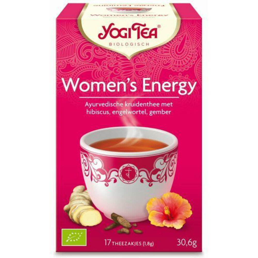 Yogi tea Womens Energie Biologisch 17 stuks met grote korting