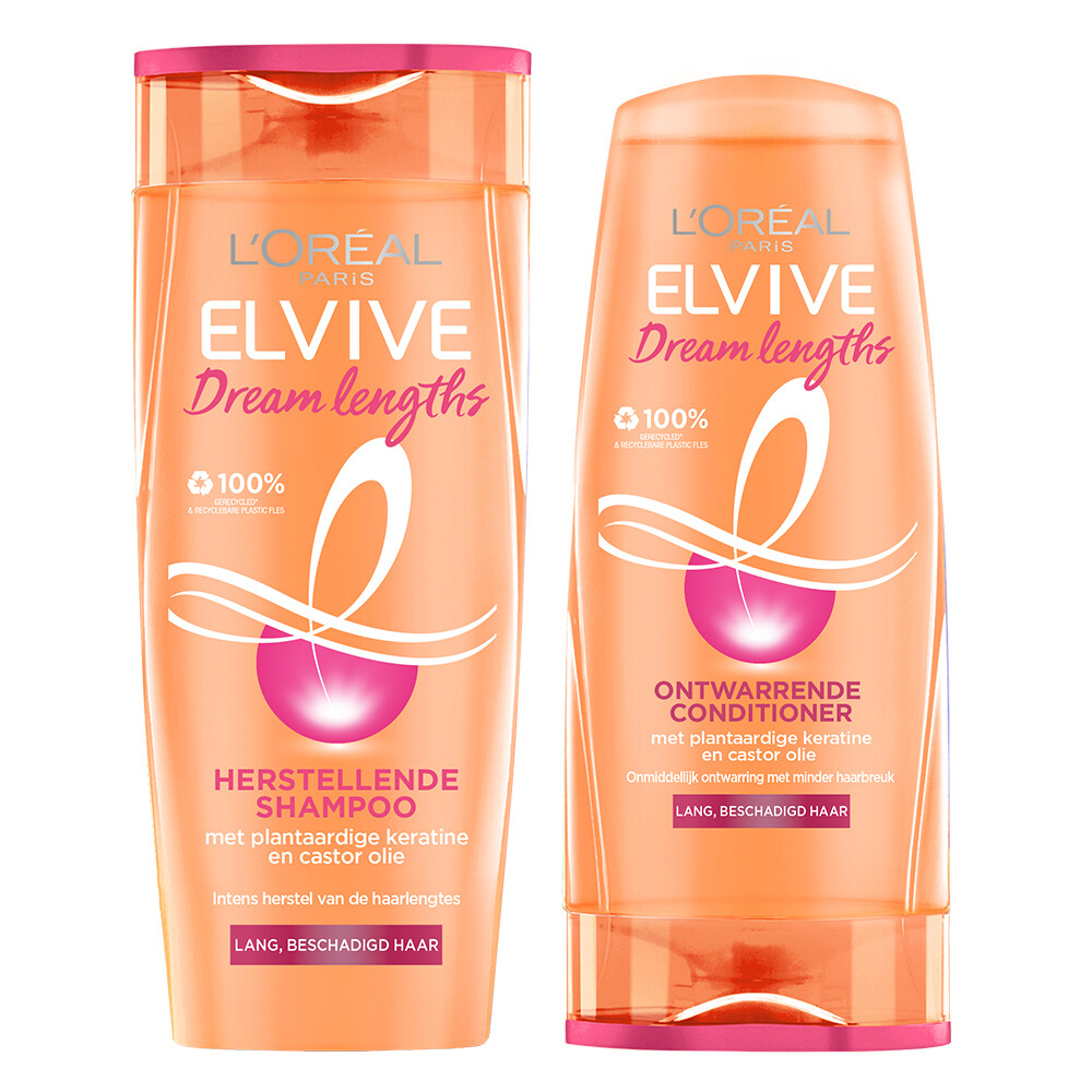L'Oréal Elvive Dream Lengths Shampoo en Conditioner Pakket