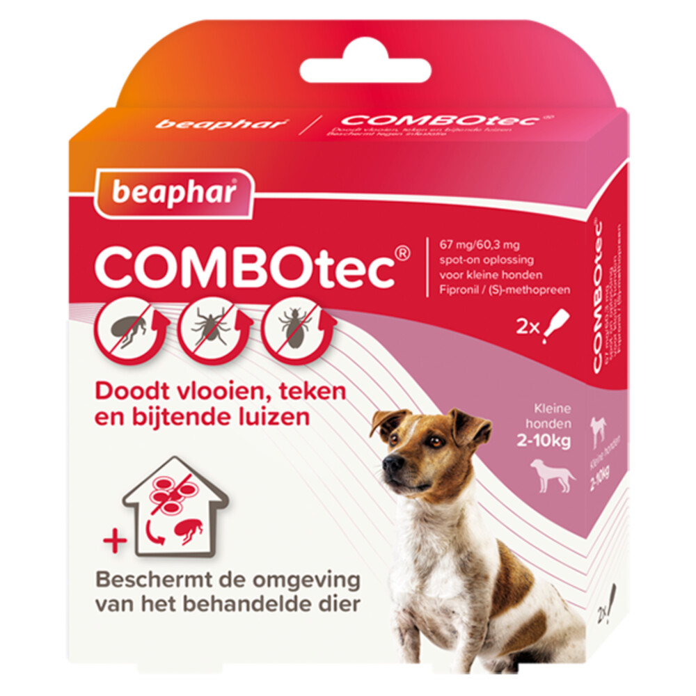 Zeg opzij hoek pauze Beaphar Combotec Anti Vlooien en Teken Druppels Hond 2-10 kg 2 pipetten |  Plein.nl