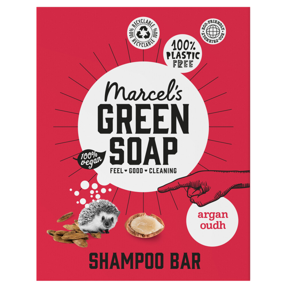 72x Marcel's Green Soap Shampoobar Argan&Oudh 90 gr
