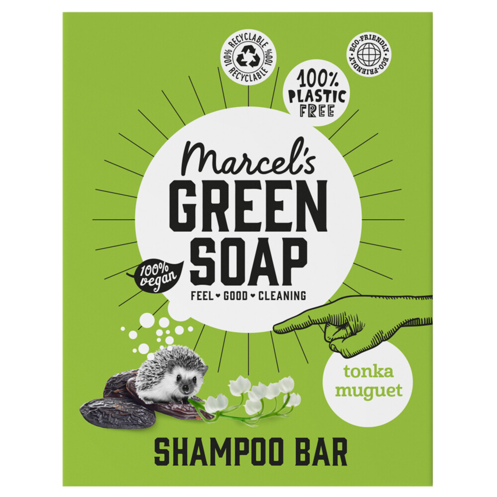 72x Marcel's Green Soap Shampoobar Tonka&Muguet 90 gr