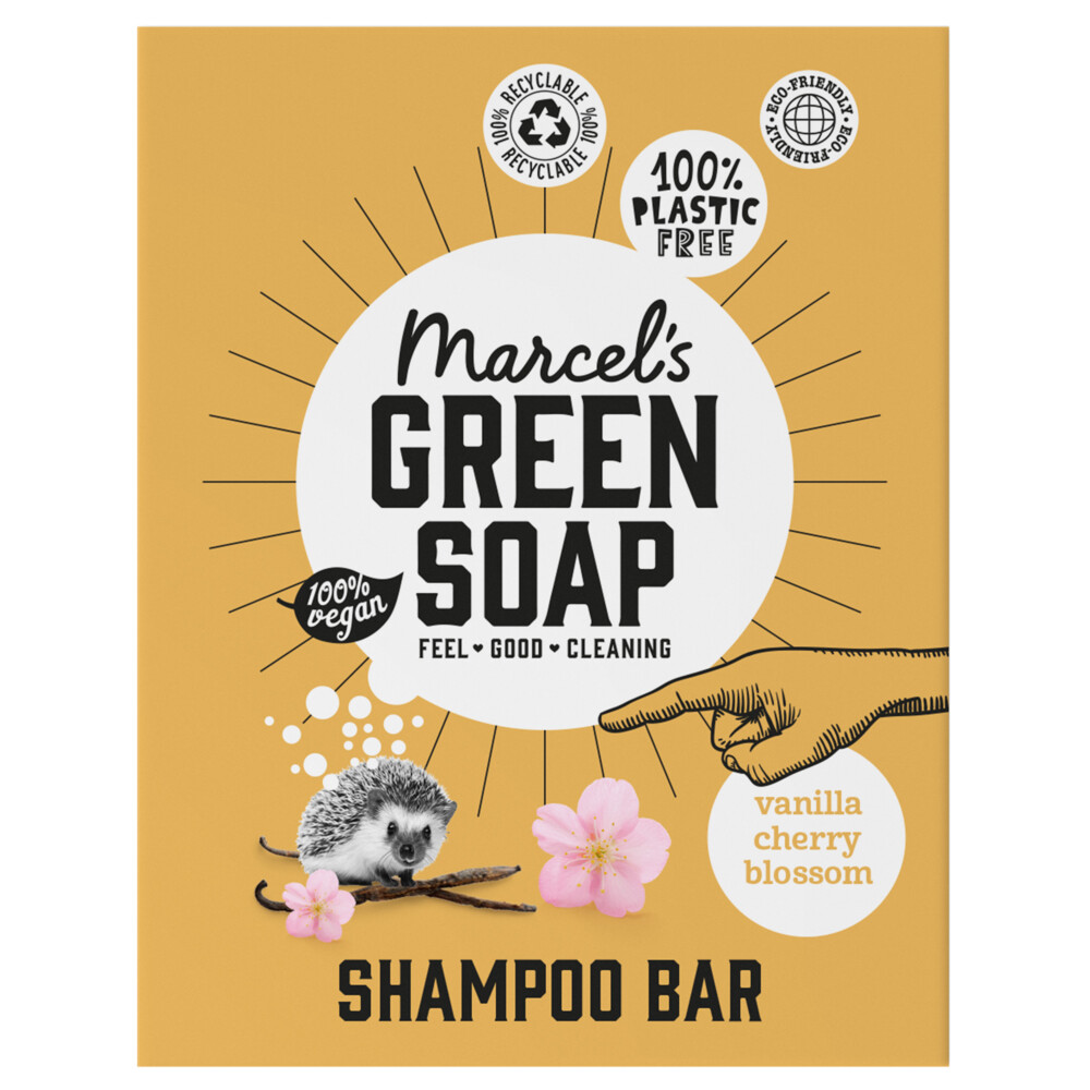 Marcel's Green Soap Shampoo Bar Vanilla & Cherry (90g)