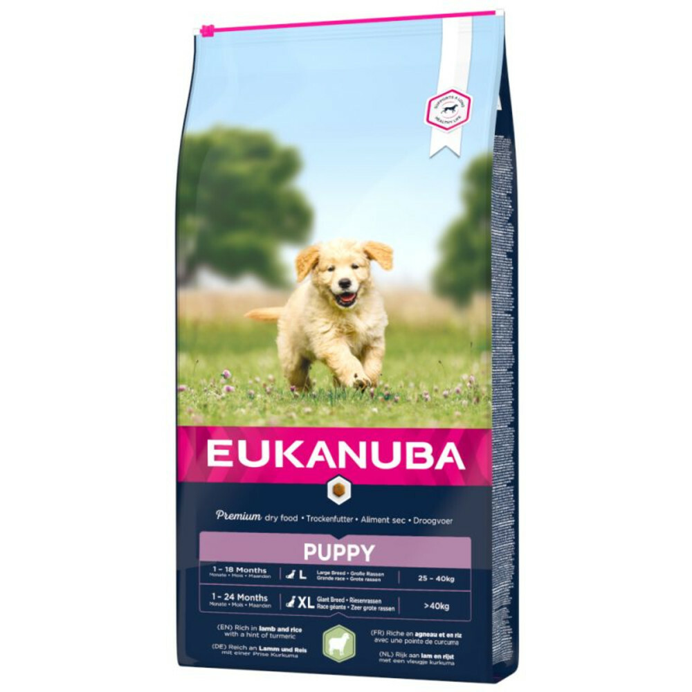 3x Eukanuba Dog Puppy Junior Lam Rijst 2,5 kg