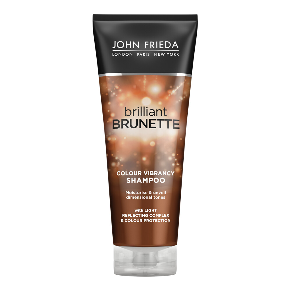 4x John Frieda Brilliant Brunette Colour Protecting Shampoo 250 ml