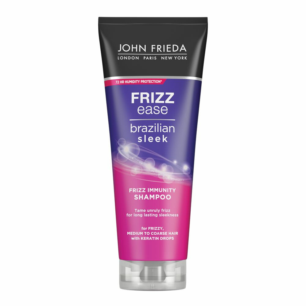 20x John Frieda Frizz Ease Brazilian Sleek Shampoo 250 ml