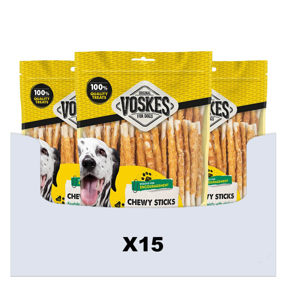 15x Voskes Rawhide Kip Sticks 400 gr