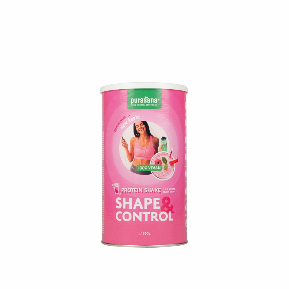 3x Purasana Shape&Control Aardbei - Framboos 350 gr