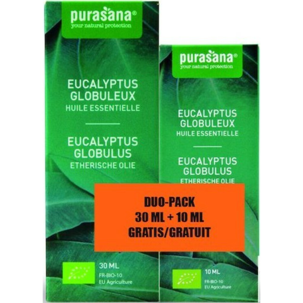 Purasana Eucalyptus Globulus Bio Duo 40 Ml | Plein.nl