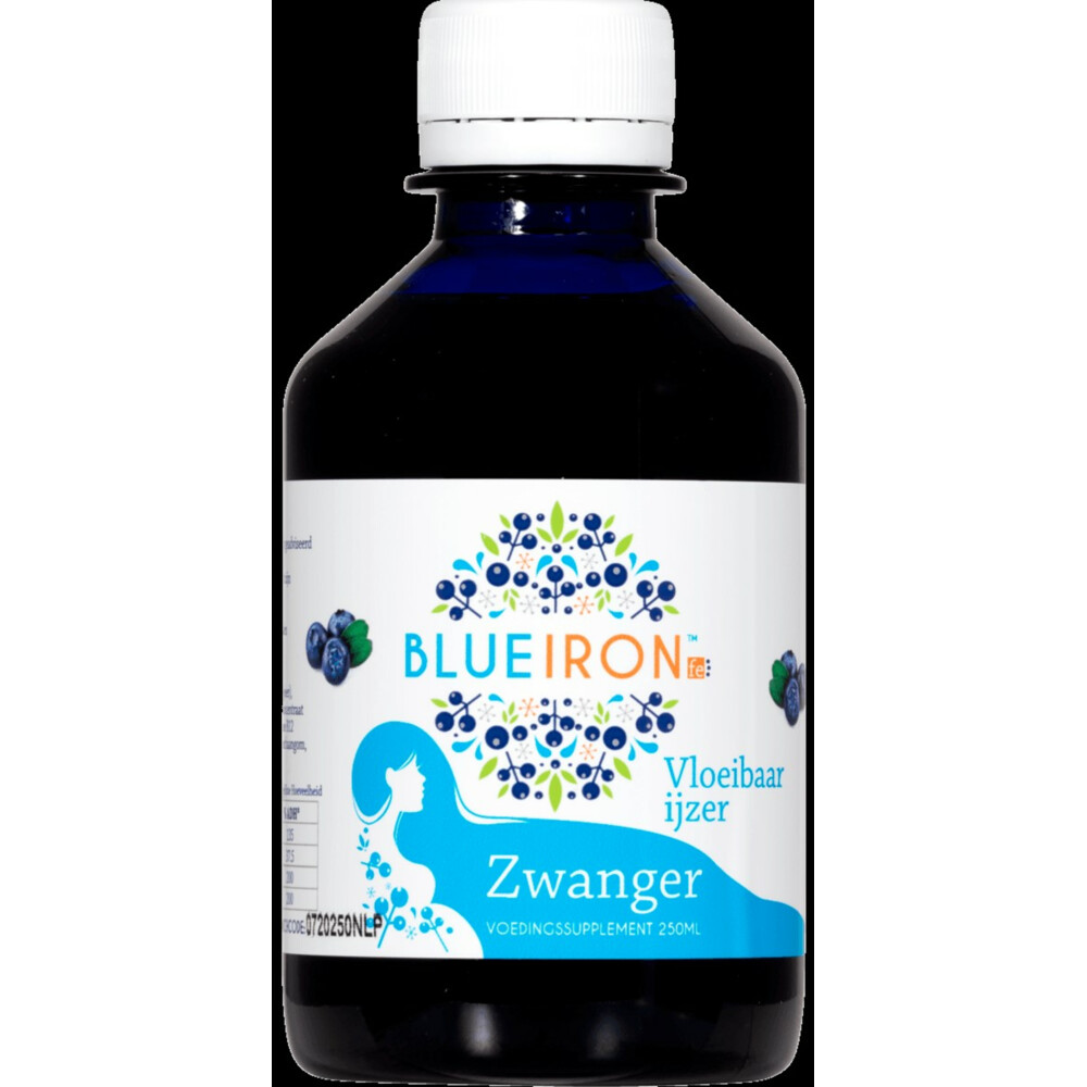 Blue Iron Vloeibaar IJzer Zwanger 250 ml, foto 3