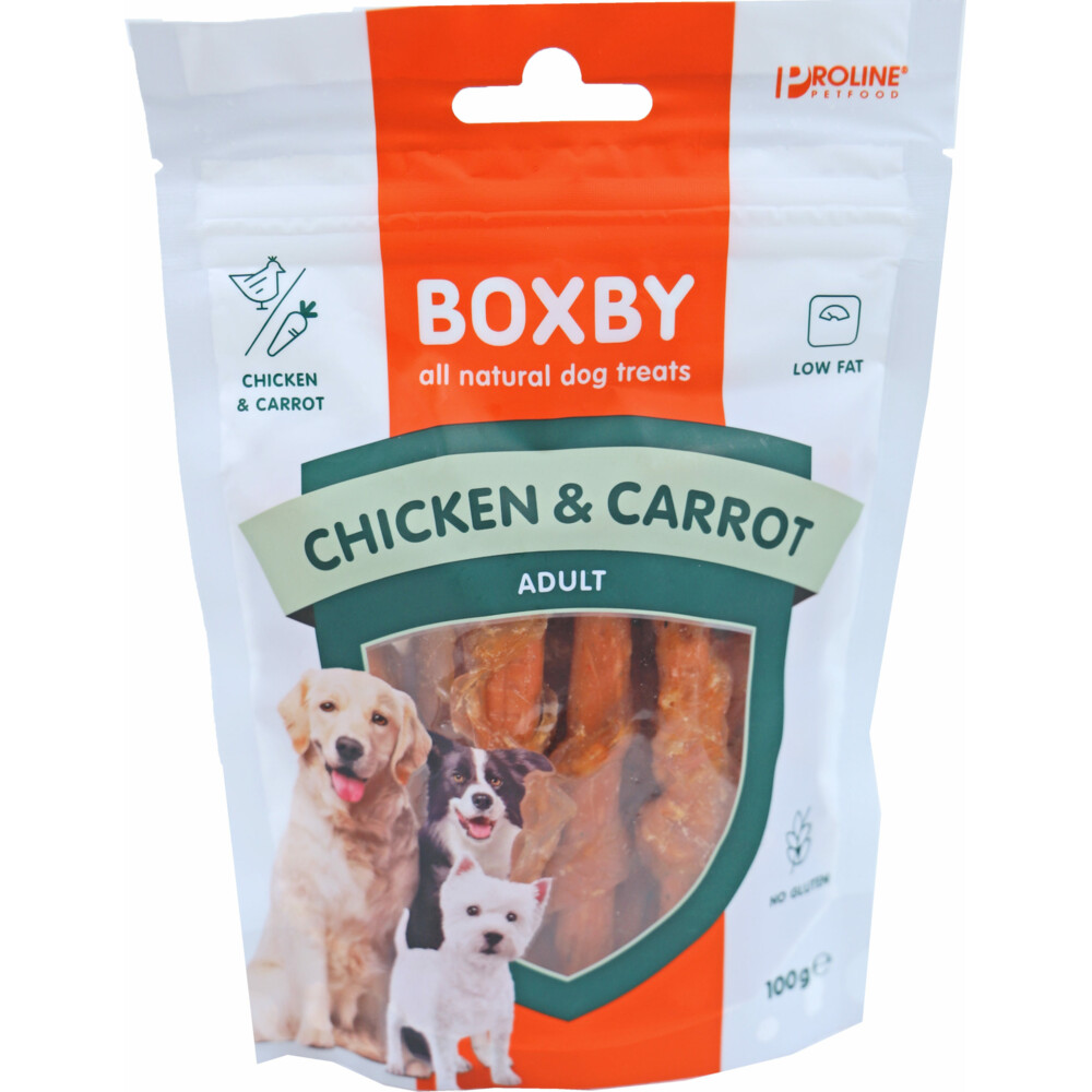 Boxby for dogs sticks Kip en Wortel