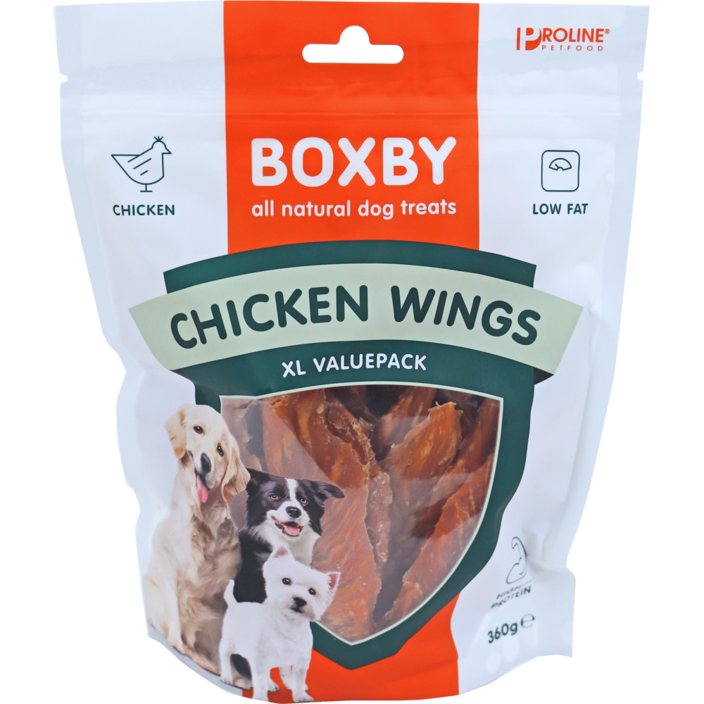 Boxby for dogs Chicken Wings Valuebag 360 gram