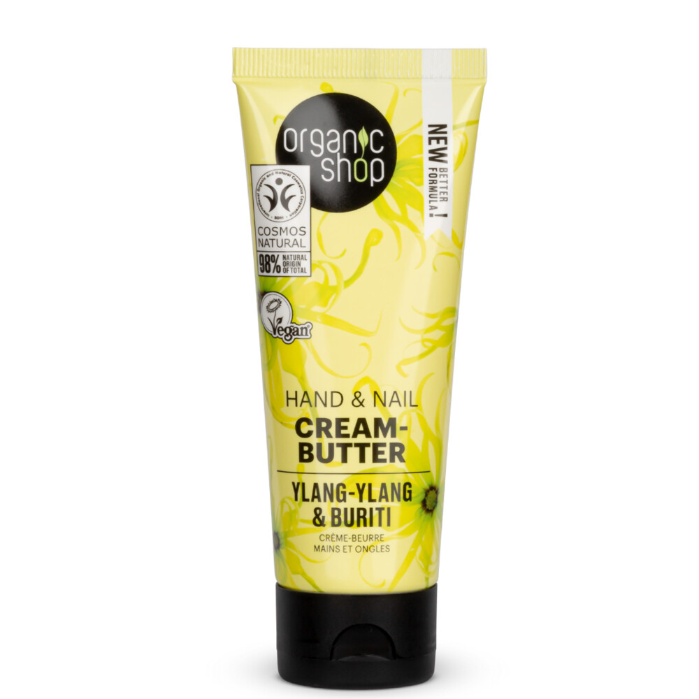 1+1 gratis: Organic Shop Ylang-ylang and Buriti Hand&Nagelcrème 75 ml