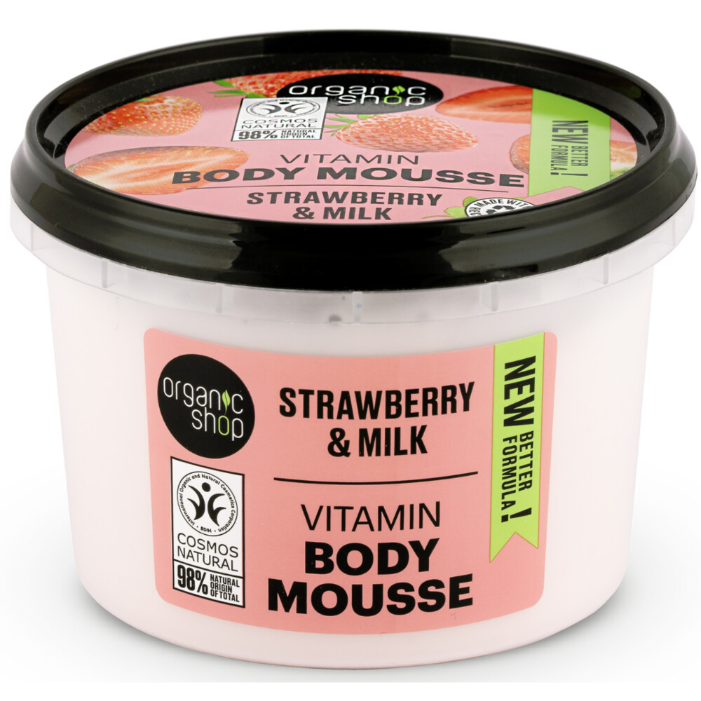 Organic Shop Strawberry Yoghurt Body Mousse 250 ml