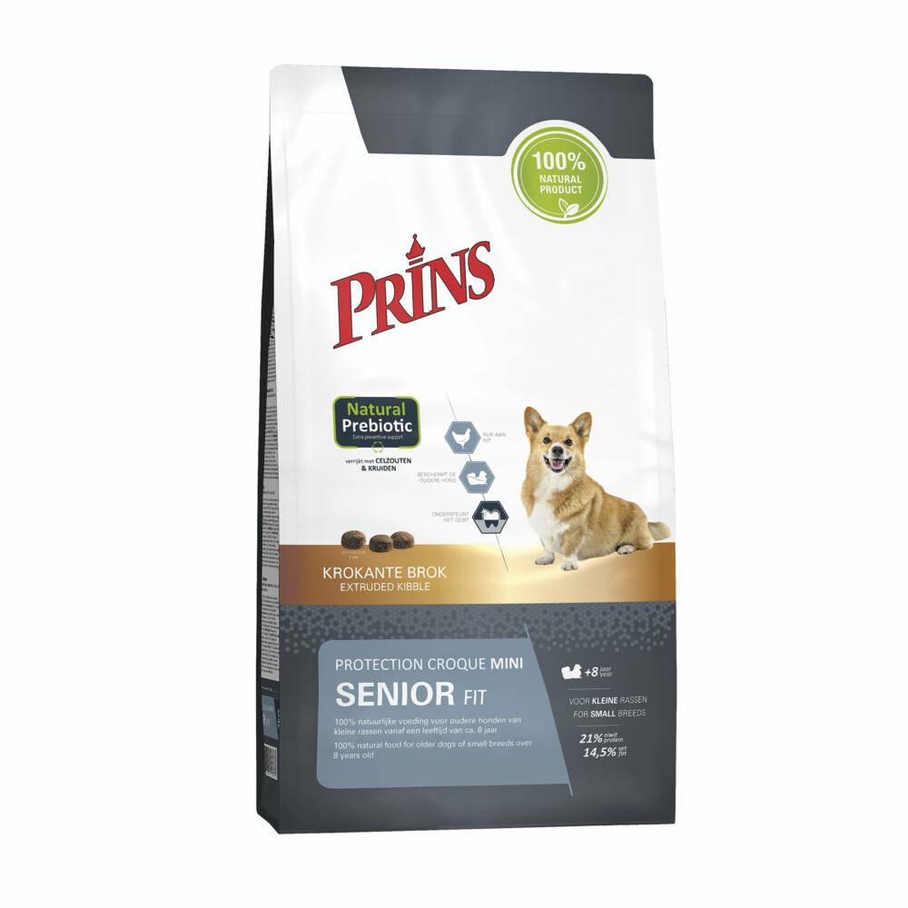 Prins Protection Croque Mini Senior Fit Hondenvoer 10 kg