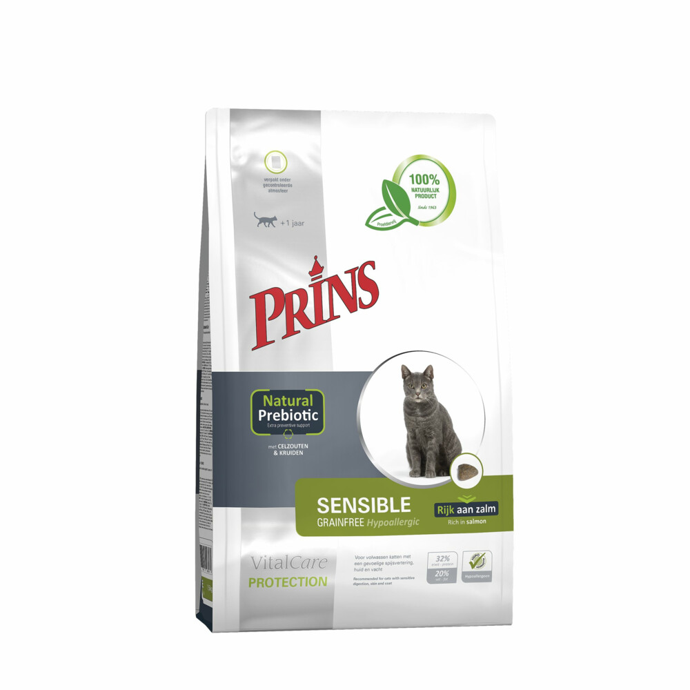 Prins VitalCare Protection Sensible Grainfree Hypoallergic Kattenvoer 5 kg