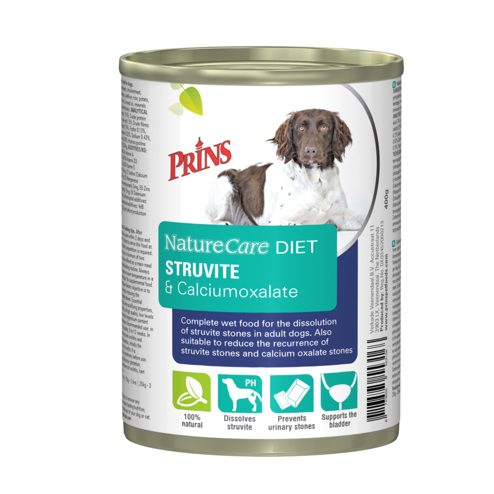 Prins NatureCare Diet Dog Struvite & Calciumoxalate 6 x 400 g