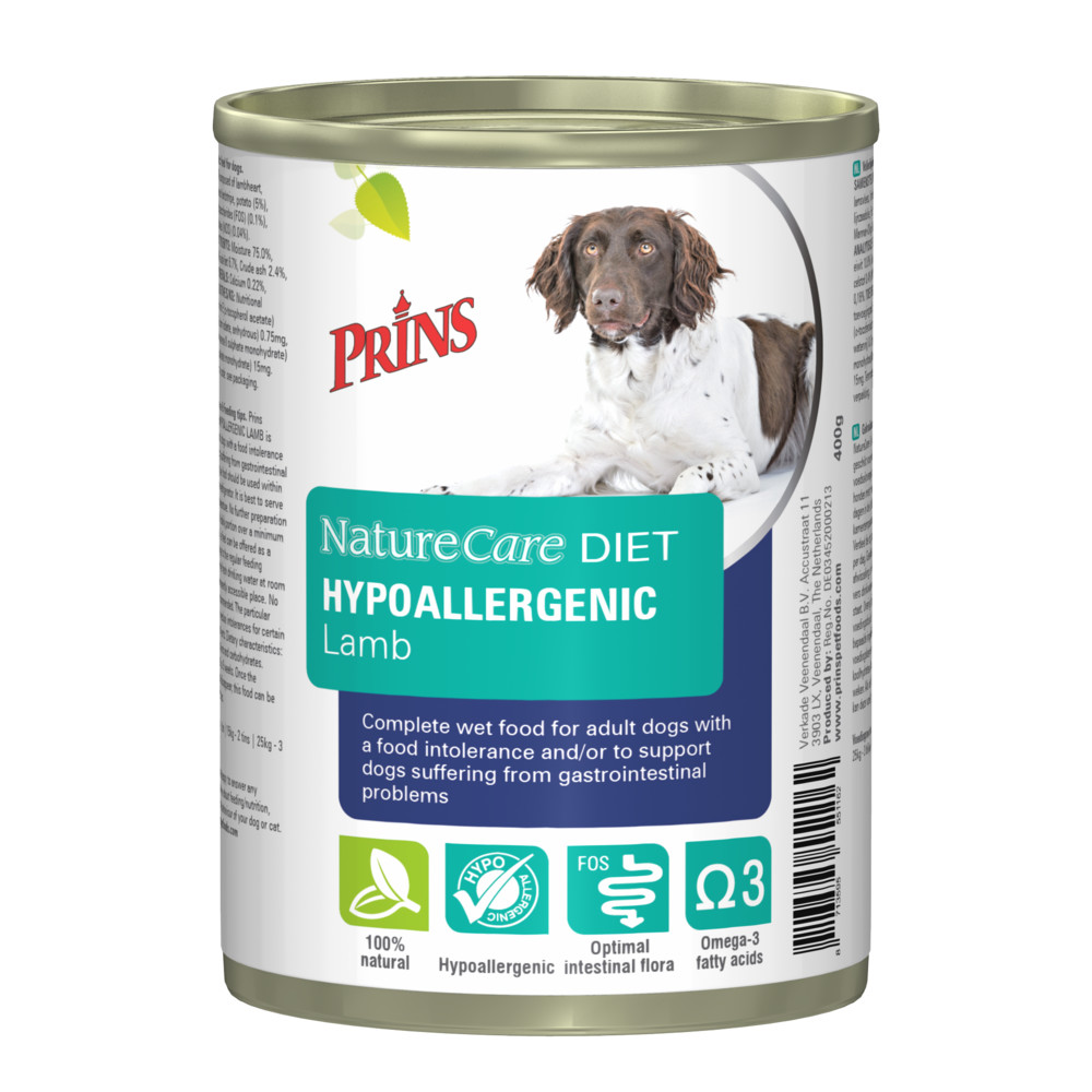 Prins Naturecare Diet Dog Hypoallegenic Lam 400 g Hondenvoer