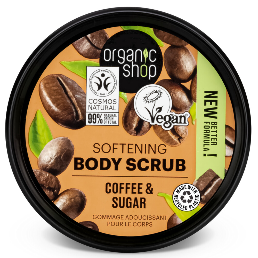 Organic Shop Body Scrub Brazilian Coffee 250 ml Plein.nl