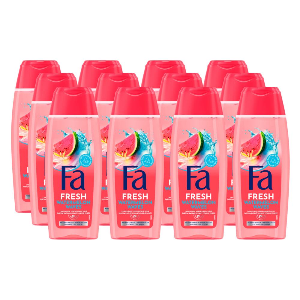 12x Fa Douchegel Watermelon Waves 250 ml