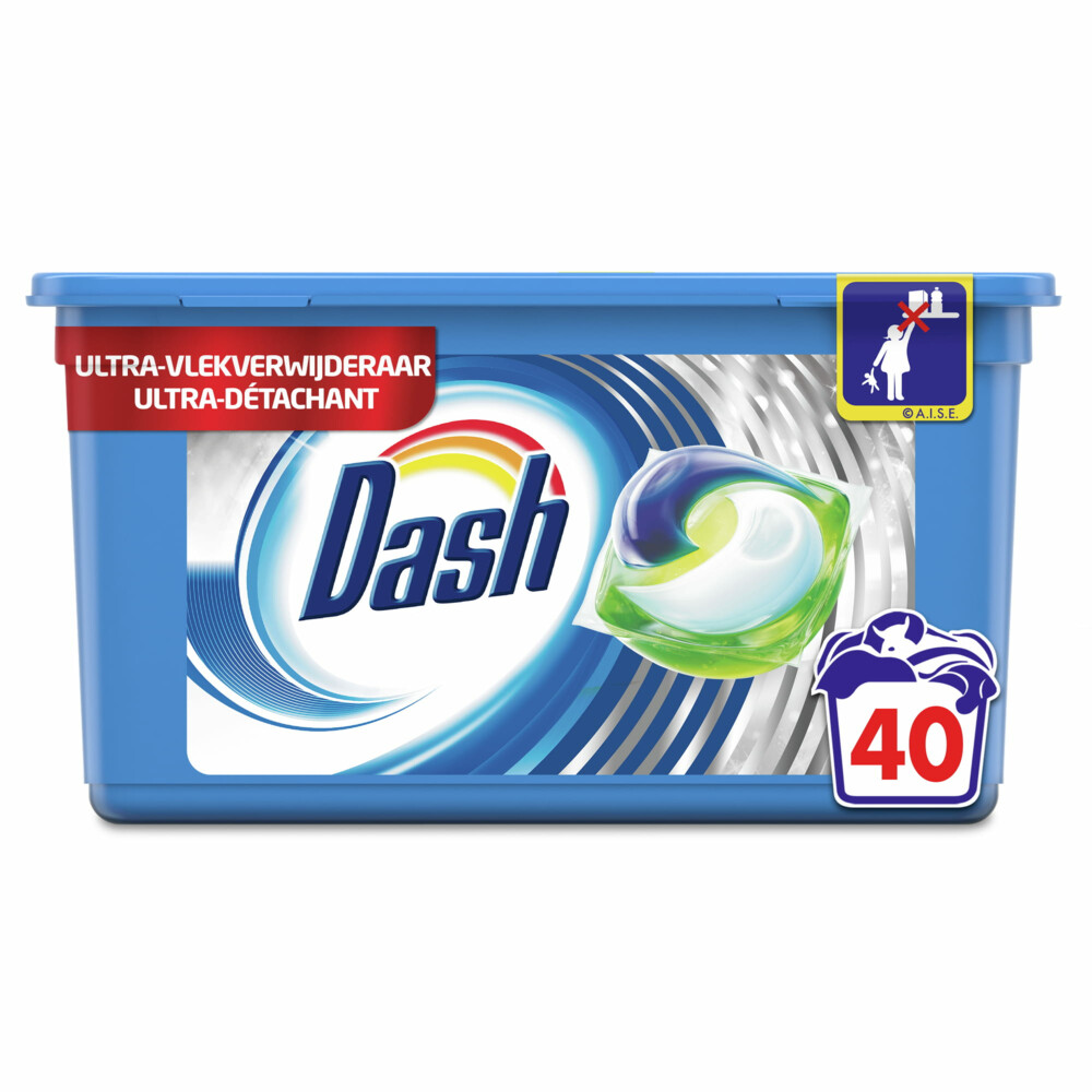 Dash Allin1 Wasmiddel Pods Platinum 40 stuks