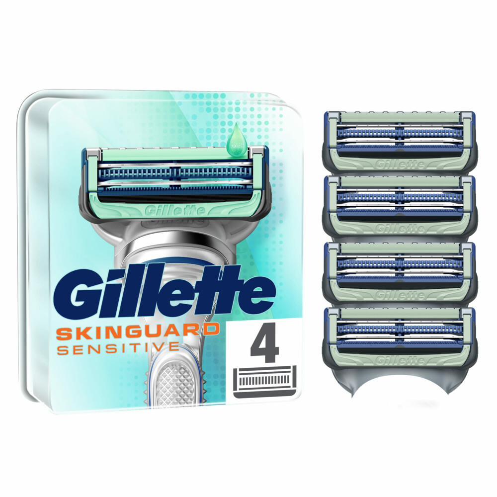 Gillette SkinGuard Sensitive navulscheermesjes aloë vera 4 stuks