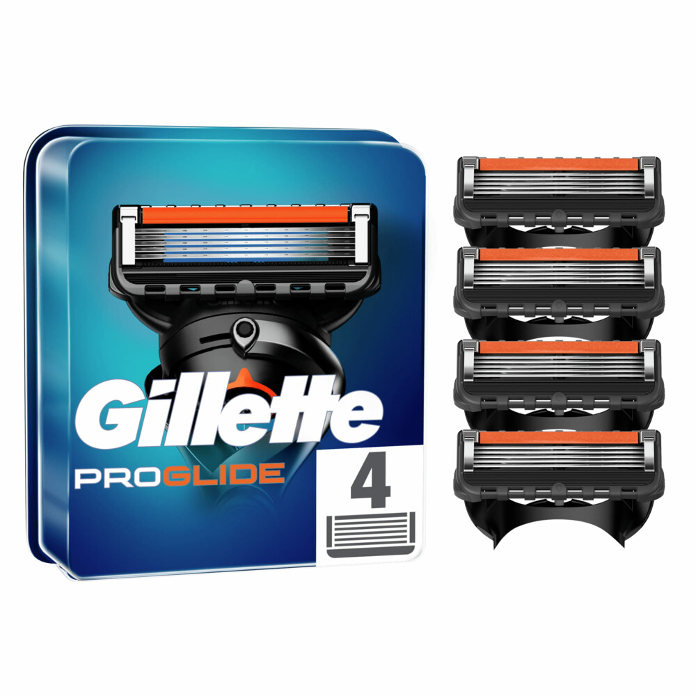 10x Gillette Scheermesjes Fusion 5 ProGlide 4 stuks met grote korting