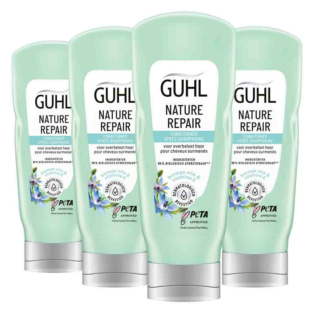 4x Guhl Nature Repair Conditioner 200 ml