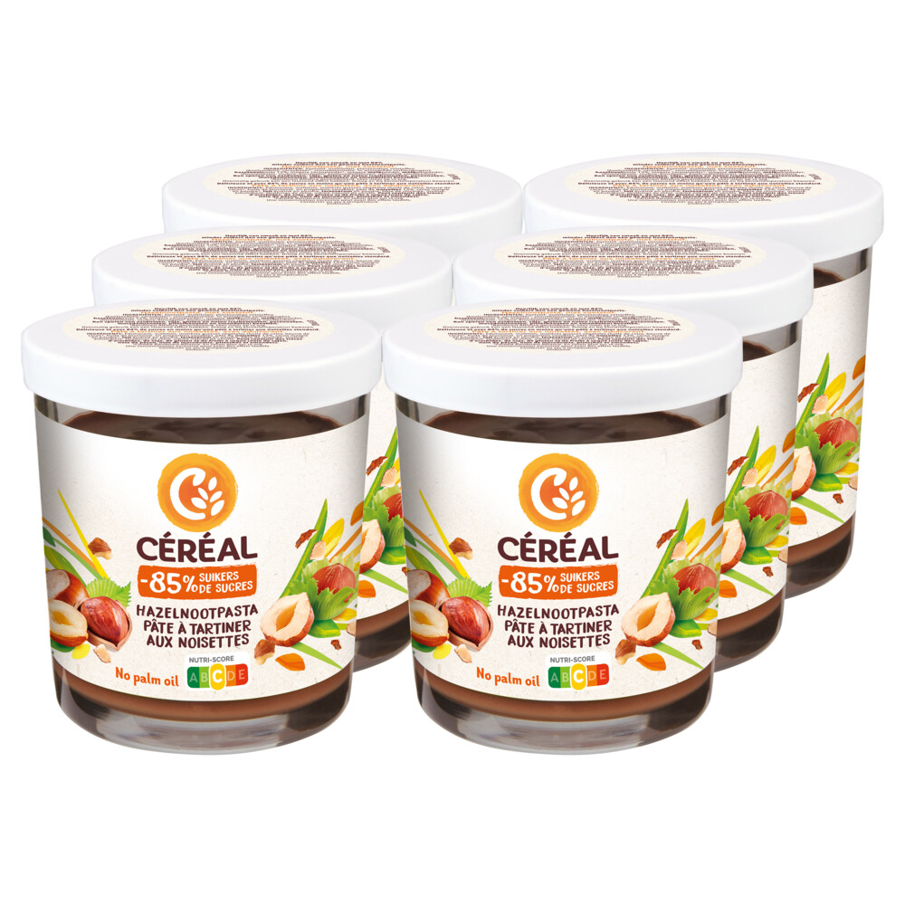 6x Céréal Hazelnootpasta 200 gr