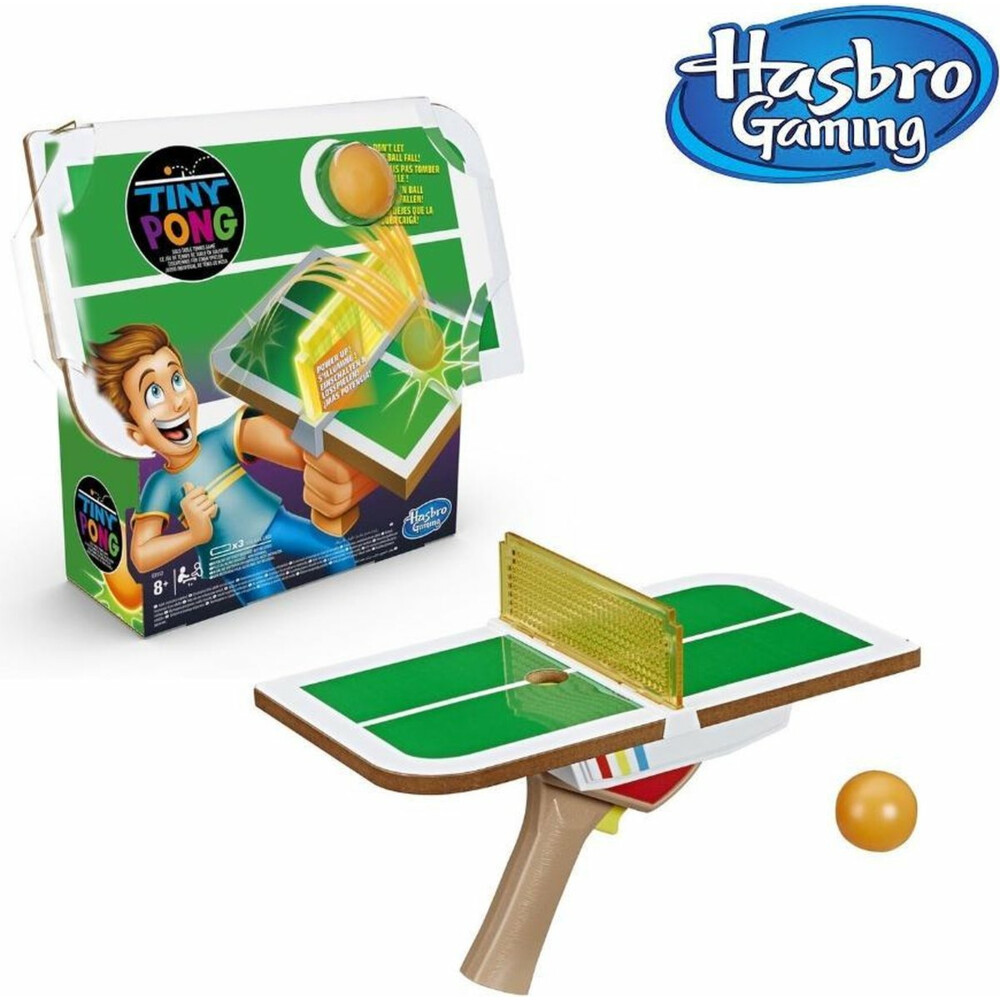 Hasbro mini tafeltennistafel Tiny Pong 29 cm groen