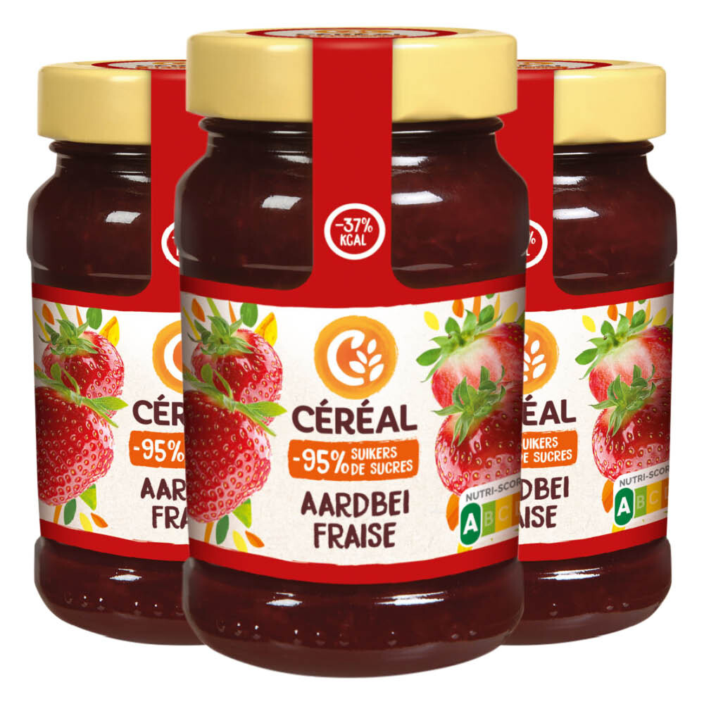 3x Céréal Jam Aardbeien 270 Gr thumbnail